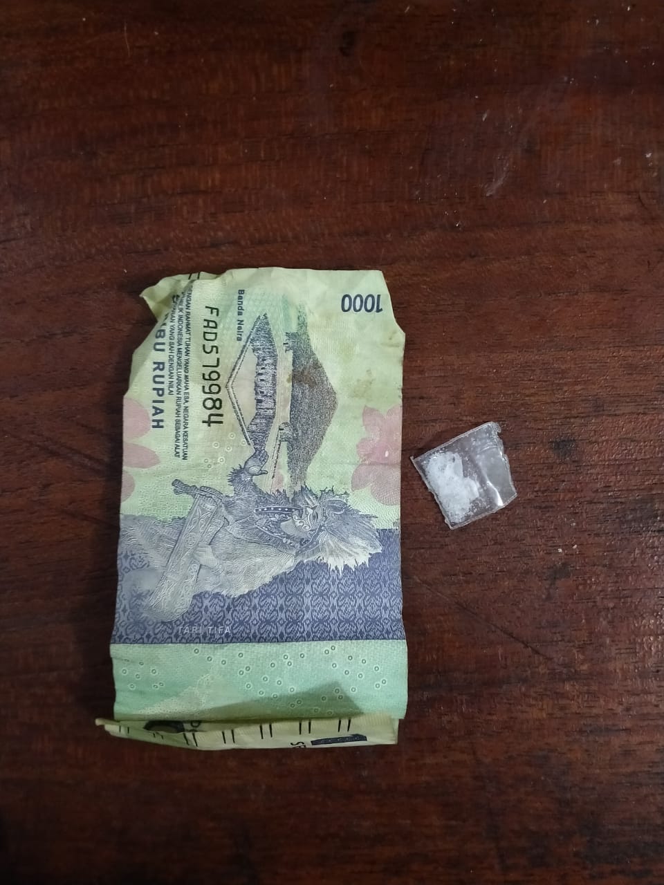 Barang bukti sabu-sabu