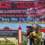 Demo Tunggal Anggota DPRD Sumut: Ada Apa Dengan Polisi, Bandar Sabu Kok Dibiari..??
